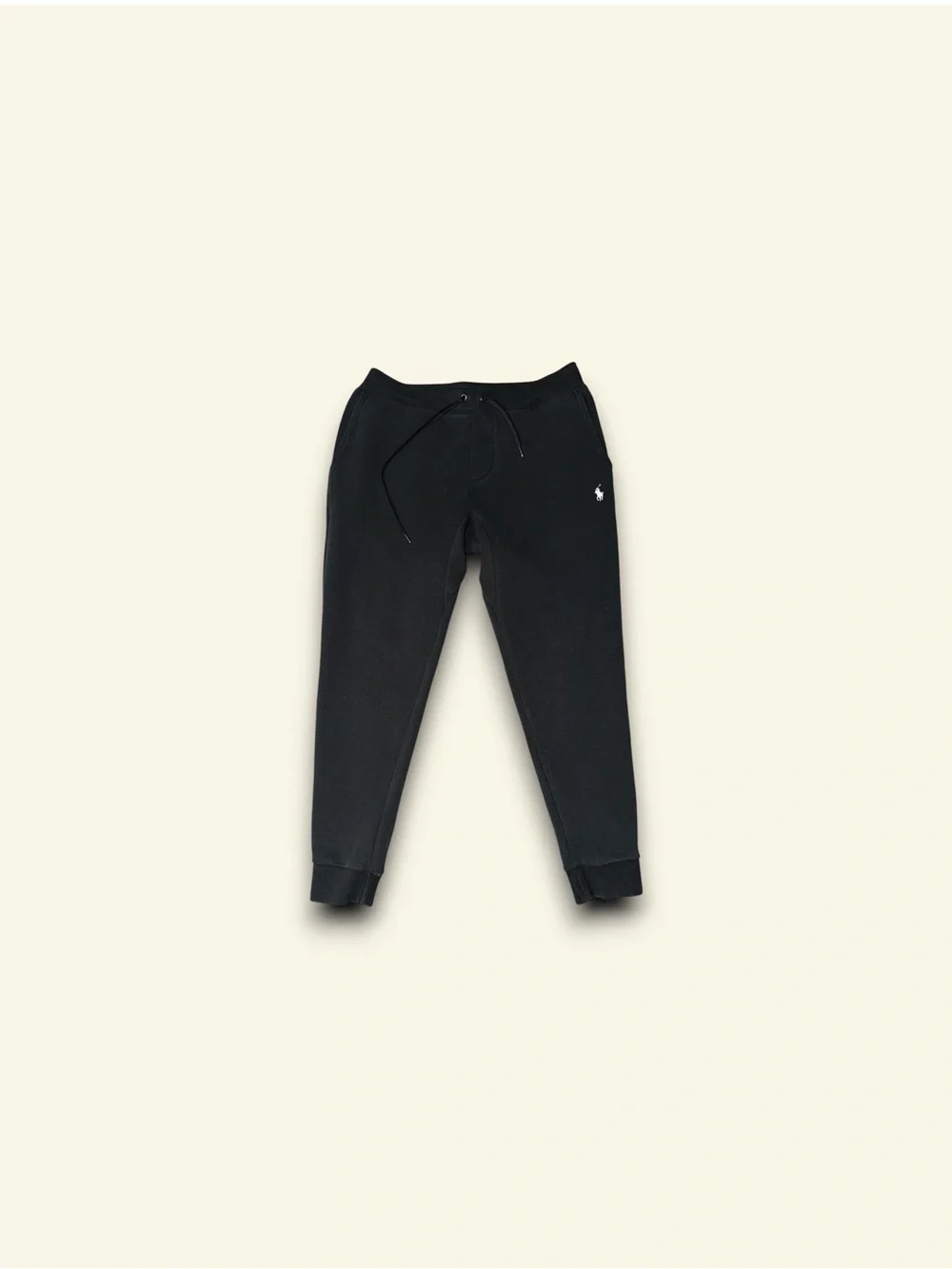 Polo Ralph Lauren embroidered pony tapered sweatpants black mens medium